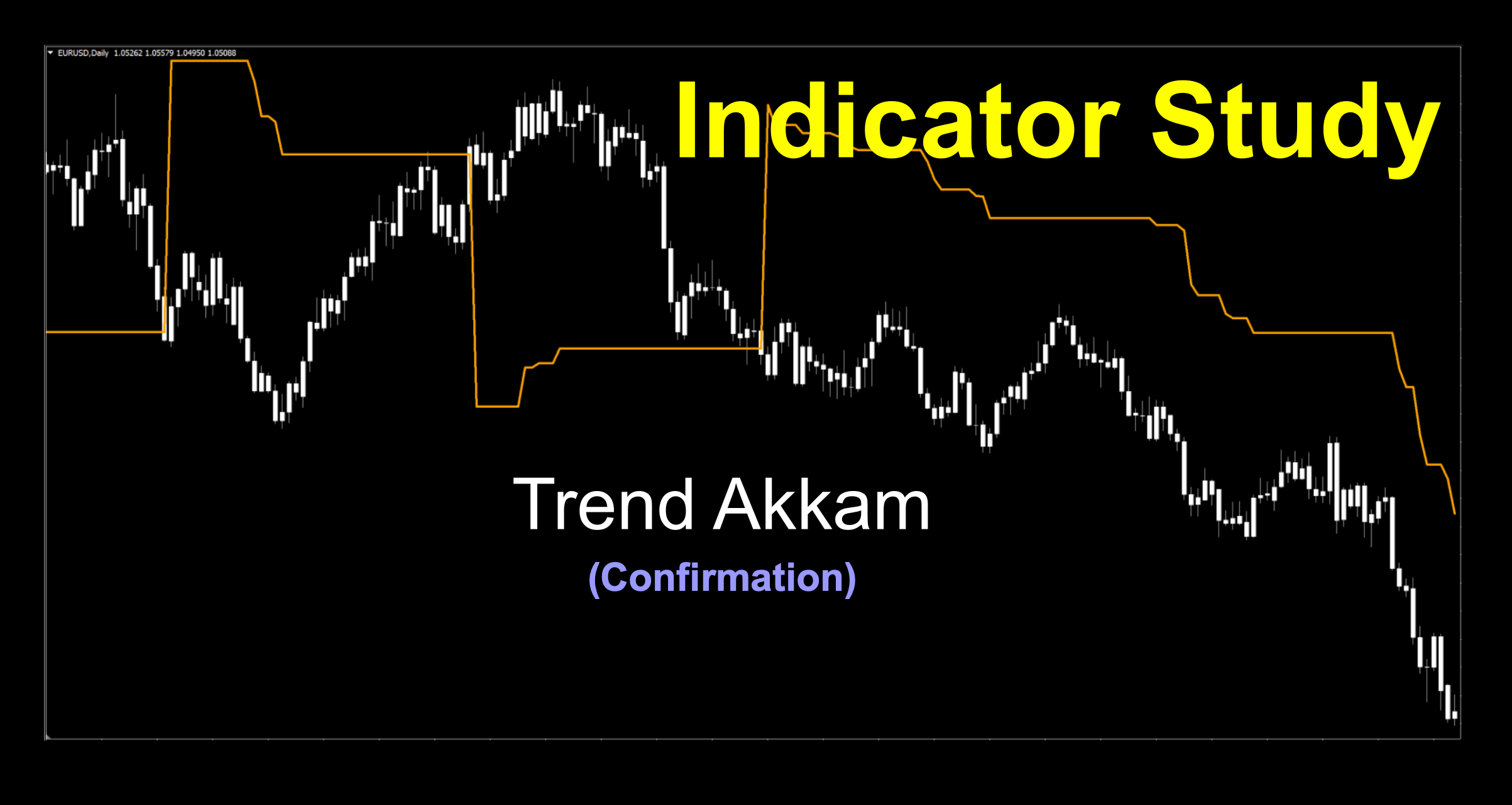 Trend Akkam confirmation indicator. Price overlay long and short signal indicator for trend identification. Single line level.